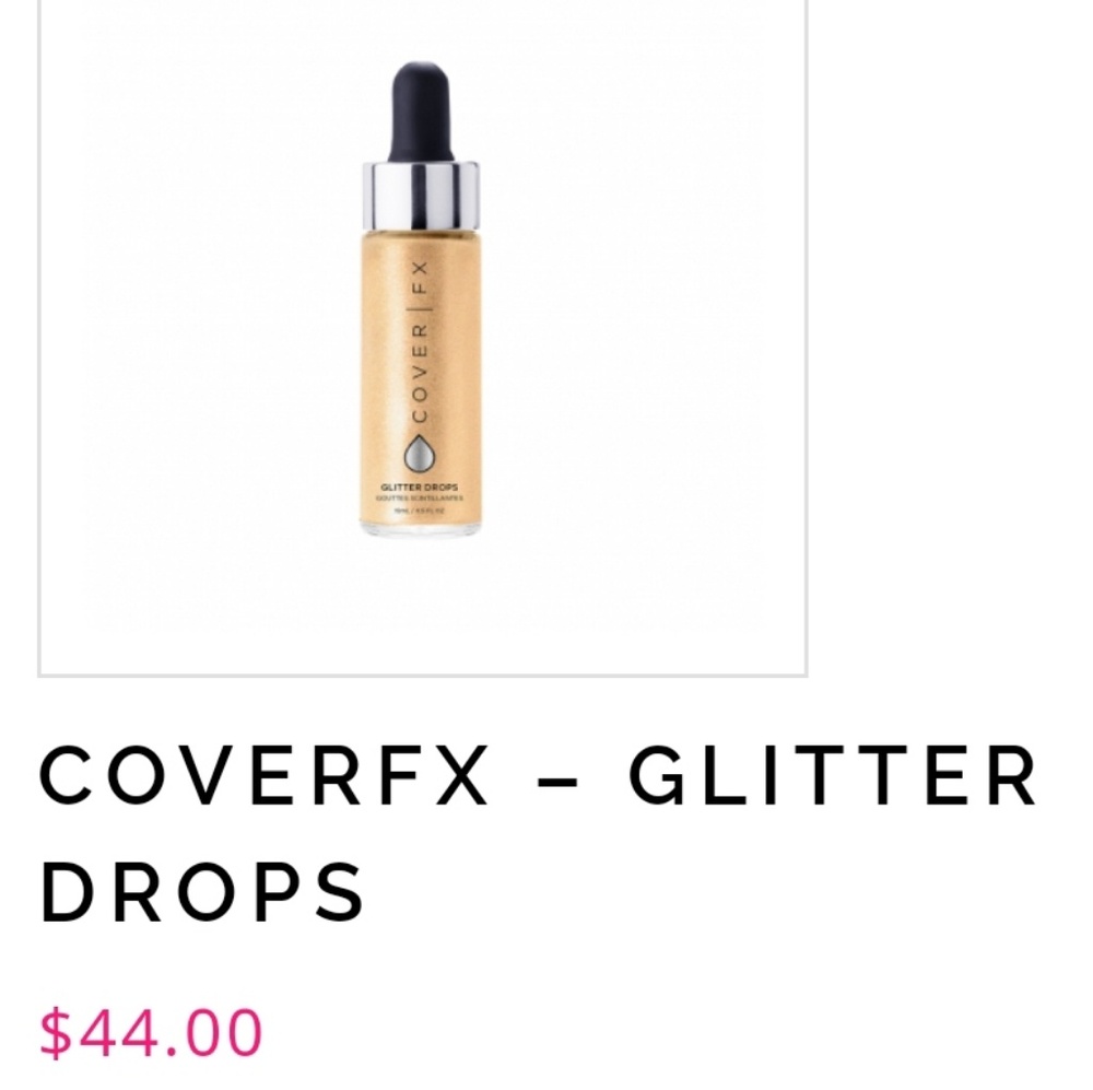!!BRAND NEW!! Cover FX glitter drops